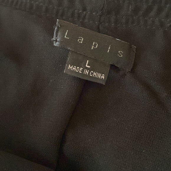 Lapis silk skirt size large - Picture 6 of 10